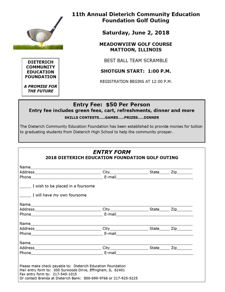 DCEF Hosts 11th Annual Golf Outing