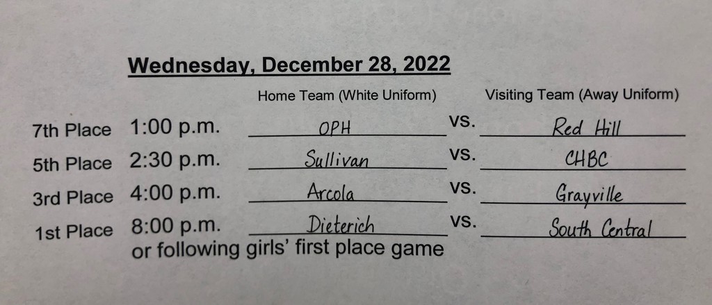 day 3 schedule